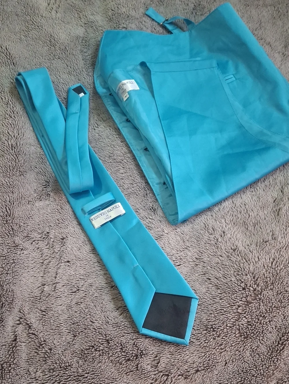 Turquoise Dress Vest and Tie Set - Classic Formal Vest